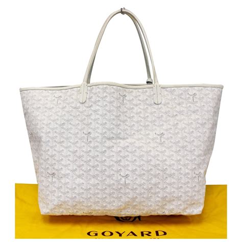goyard white purse